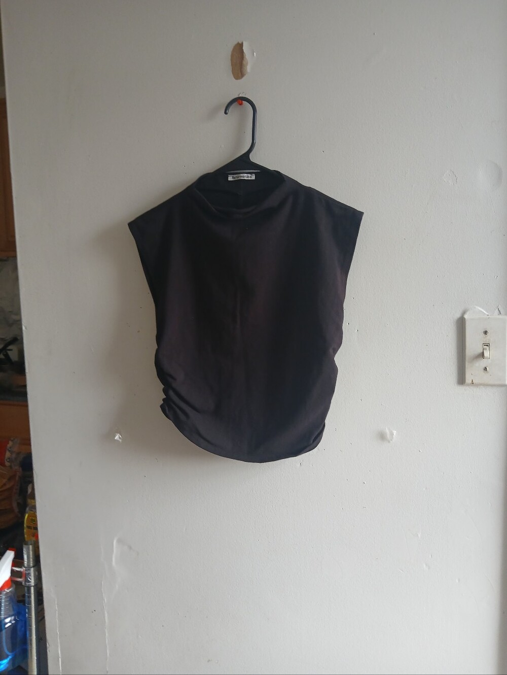 Reformation Black Sleeveless Muscle Tee